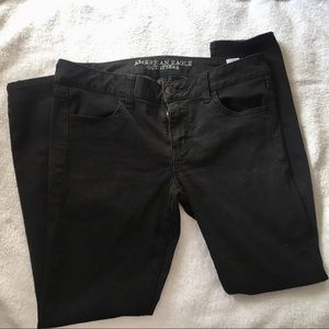 American Eagle Jeggings Black Jean 👖 Size 10